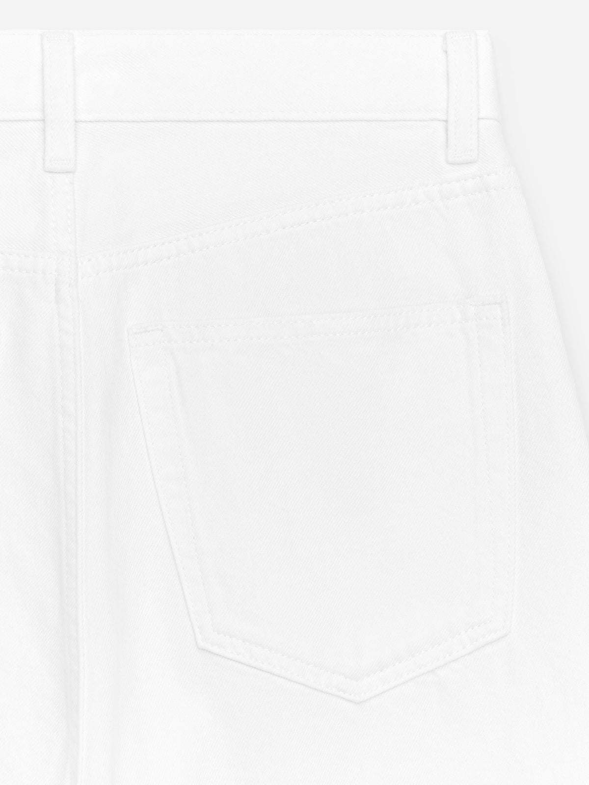 Oversized Wide Jeans - White - Image 2