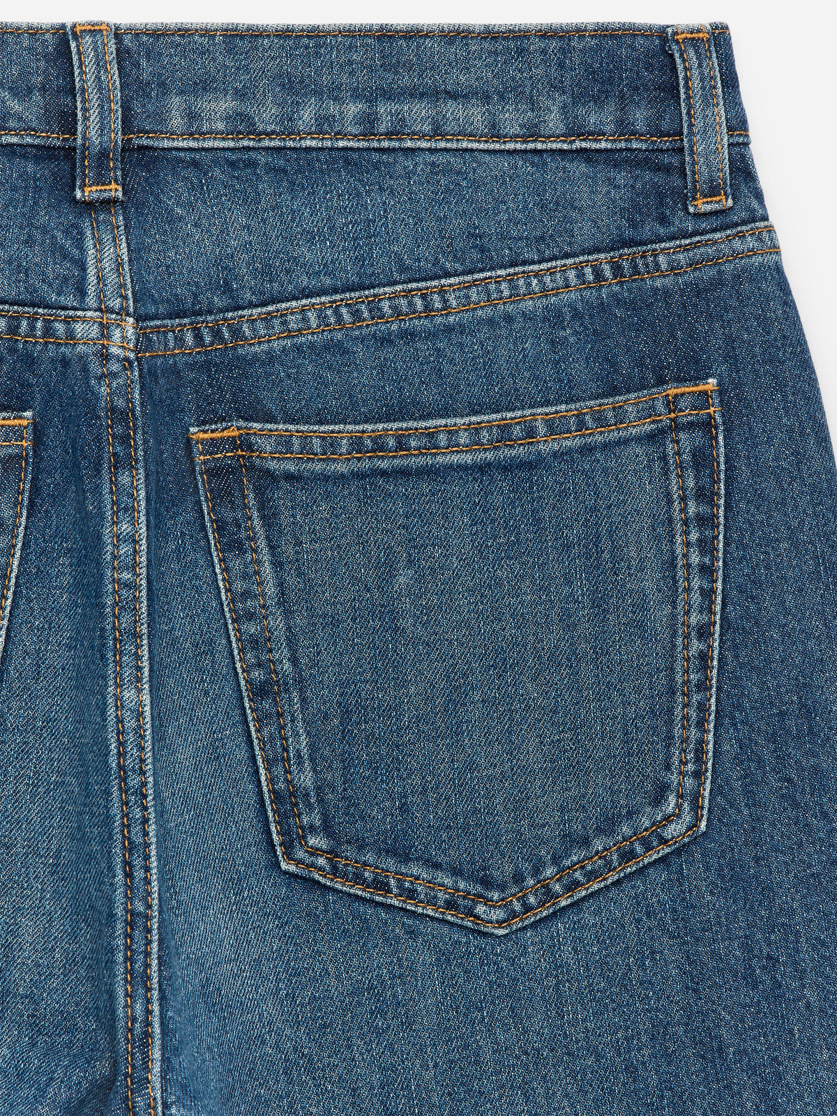 Cropped Slim Jeans - Blue - Image 8