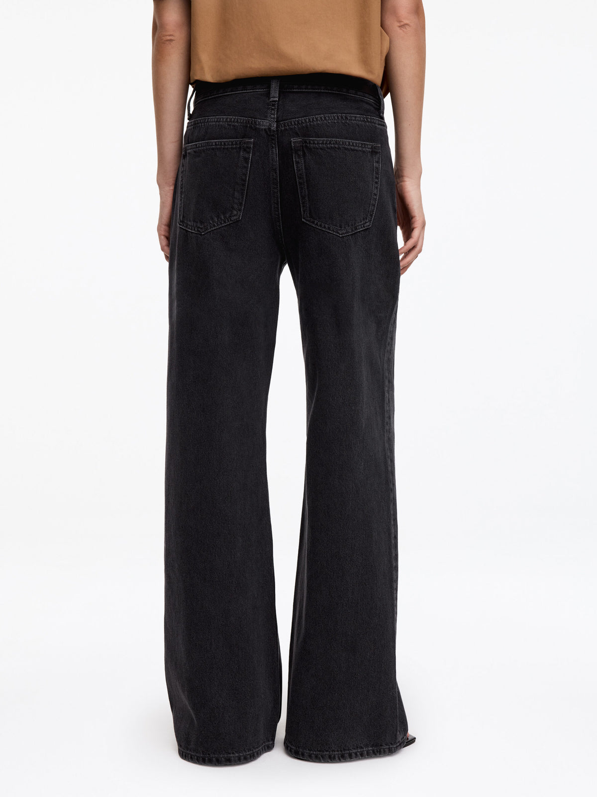 Low Flared Jeans - Black - Image 4