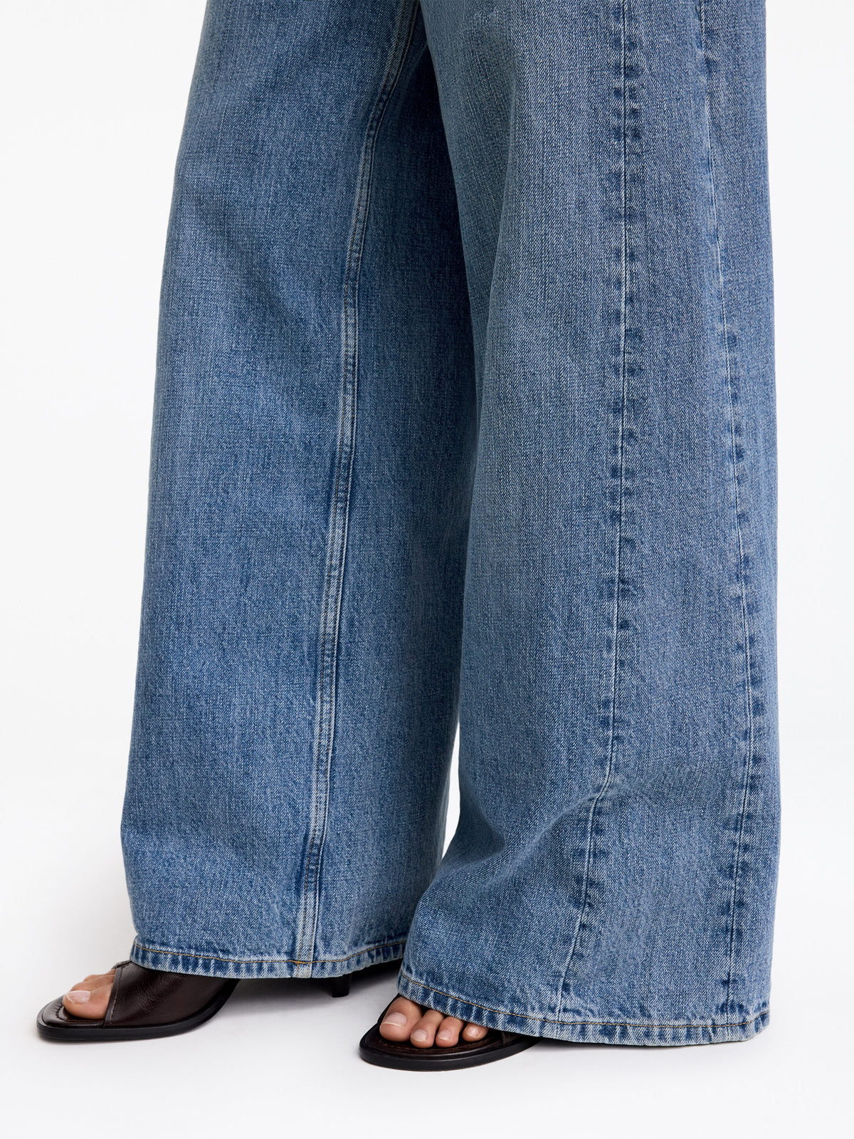 Wide jeans - Blue - Image 4