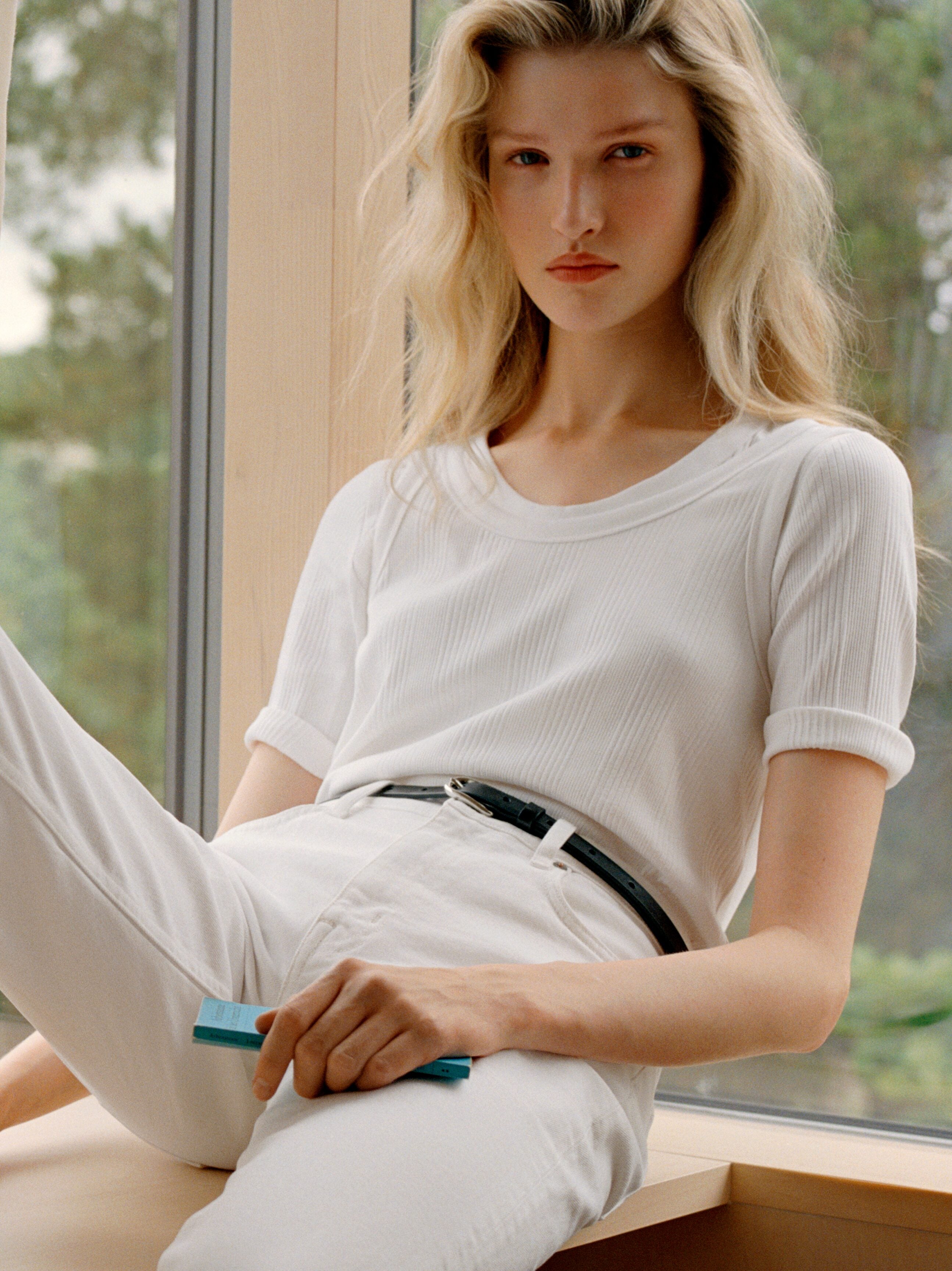 Kick Flare Jeans - White - Image 8