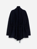 Alpaca-Wool Blend Cardigan - Blue
