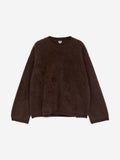 Pure Brushed-Cashmere Jumper​ - Brown