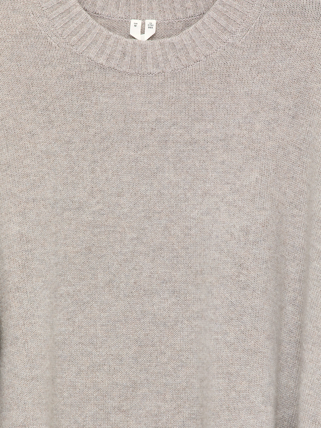 Oversized Pure Cashmere Jumper​ - Beige - Image 7