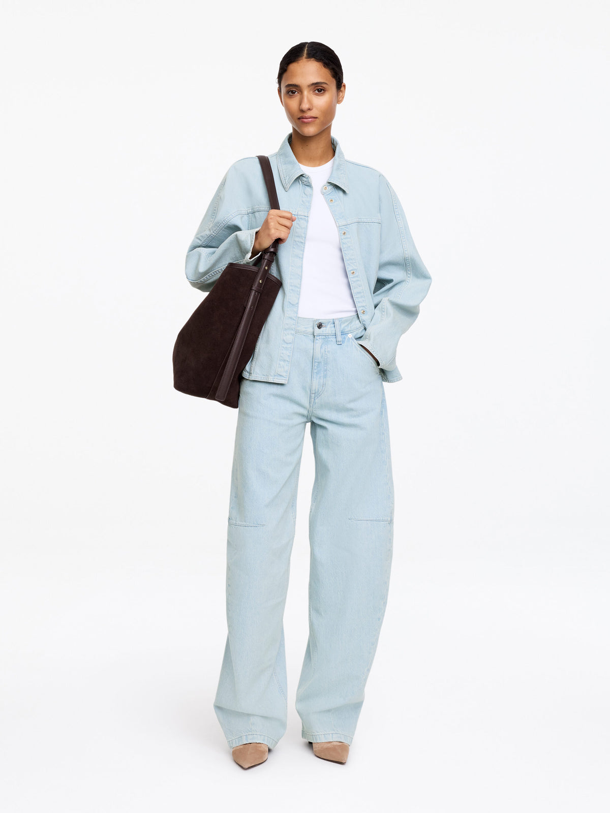 Relaxed Barrel Jeans - Blue - Image 2