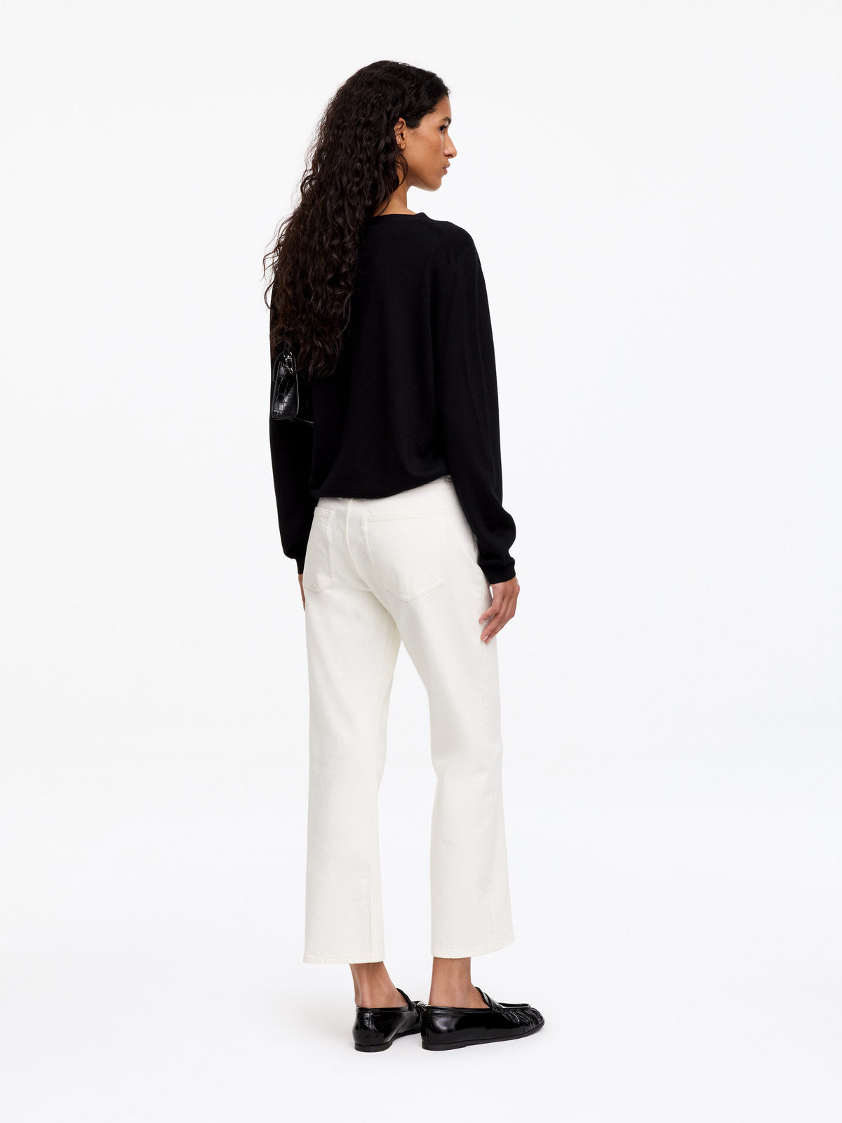 Kick Flare Jeans - White - Image 3