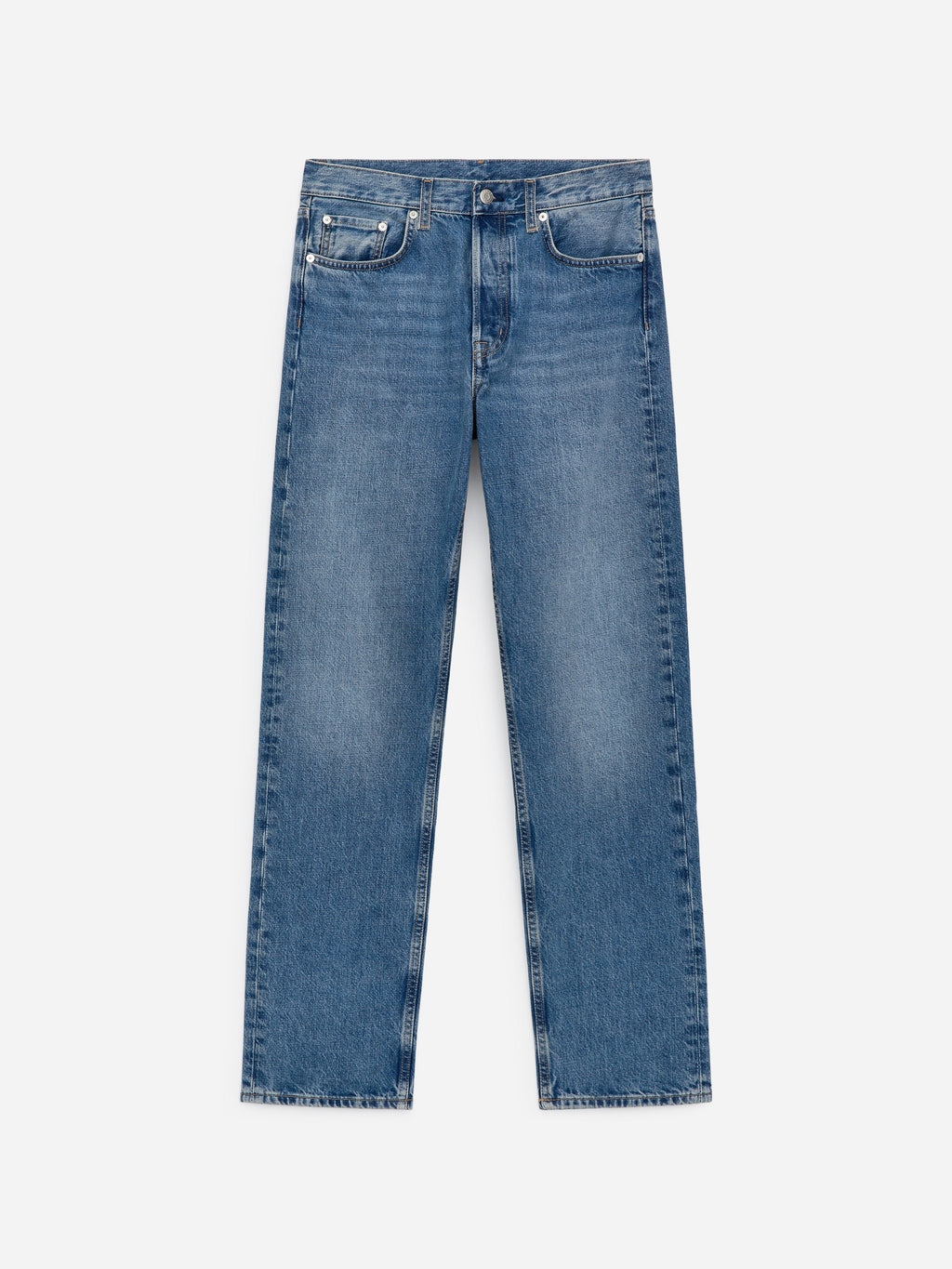 Straight Jeans - Blue - Image 6