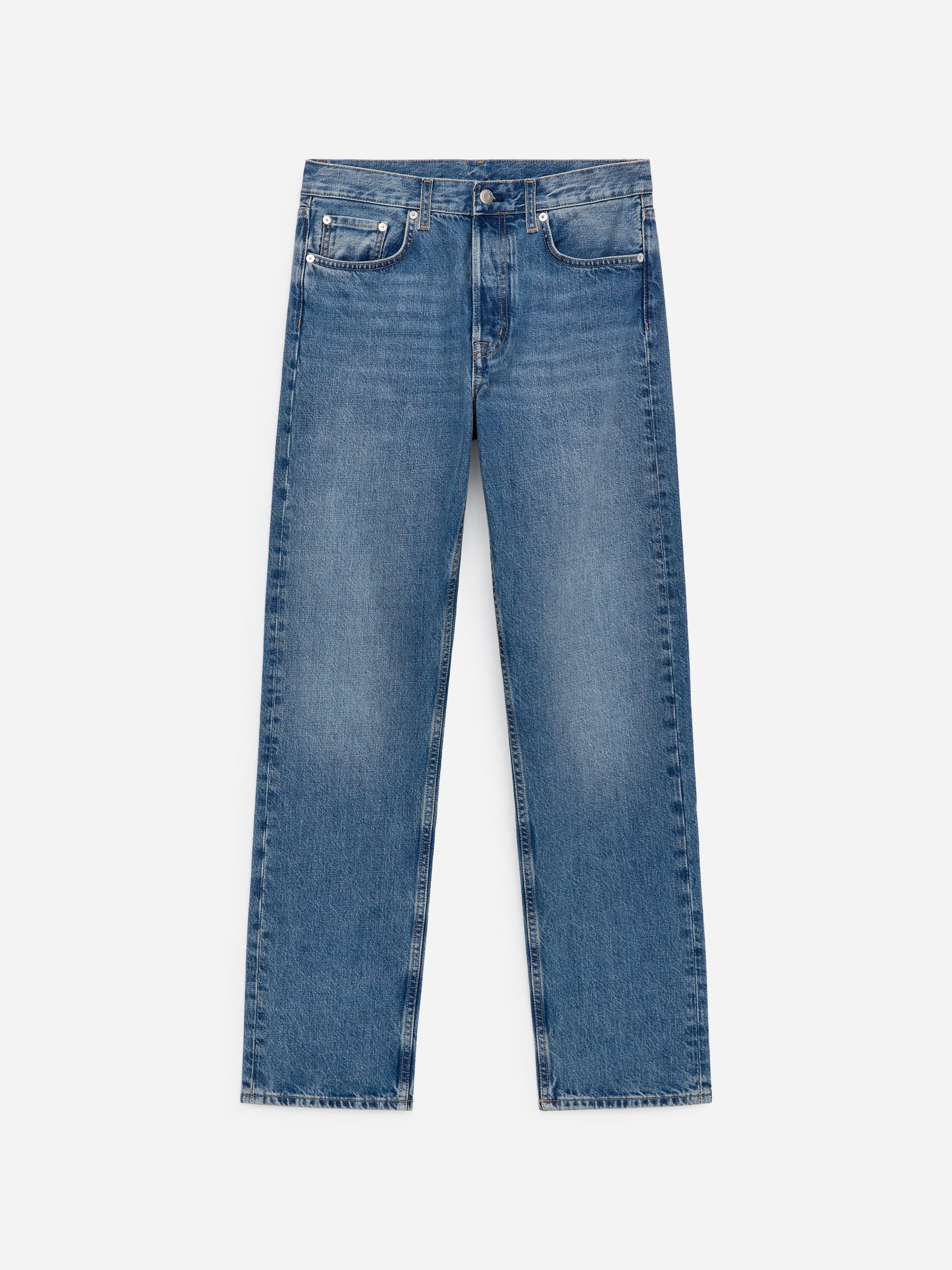 Straight Jeans - Blue - Image 6
