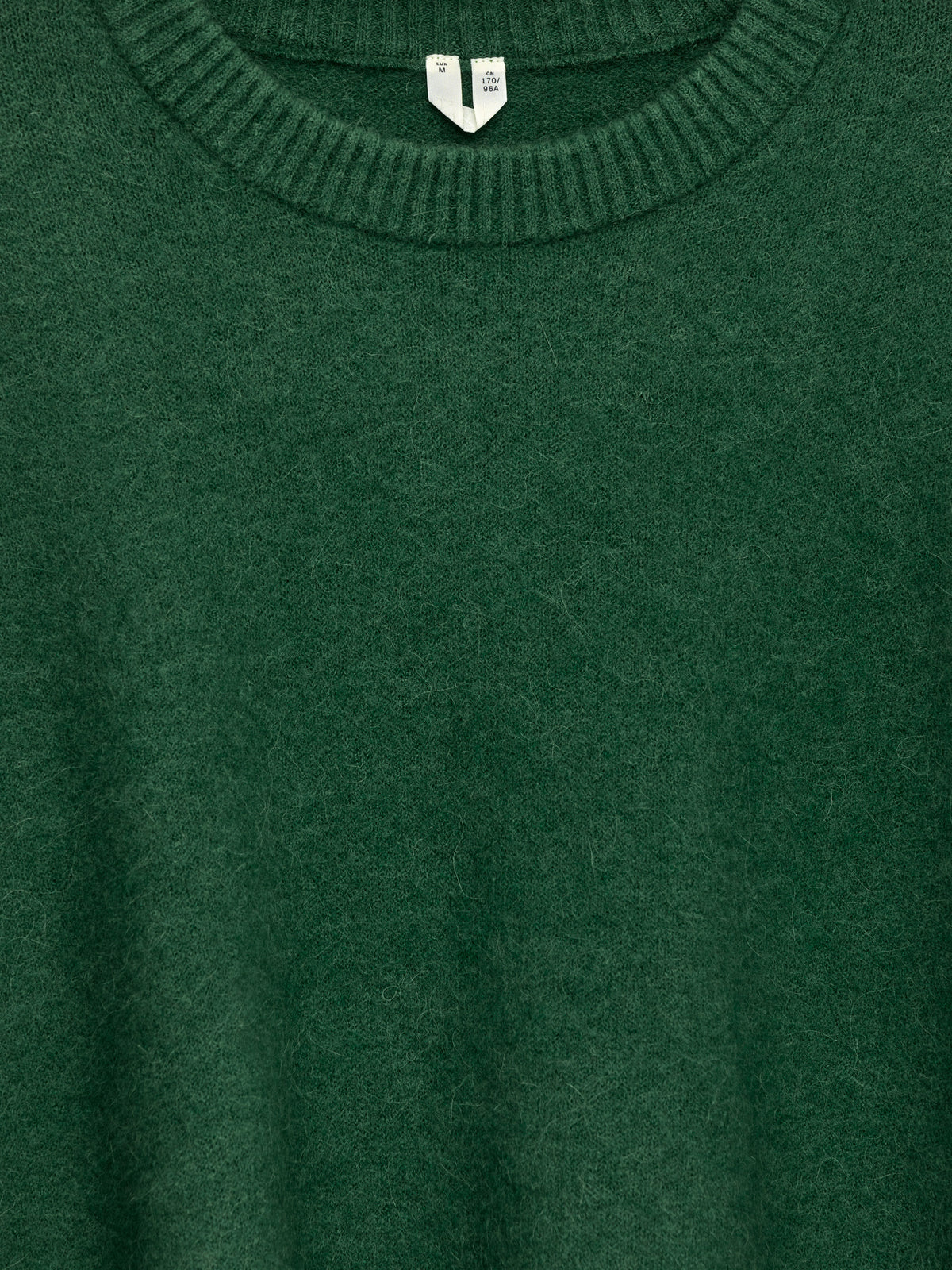 Alpaca-Wool Blend Jumper - Green - Image 6