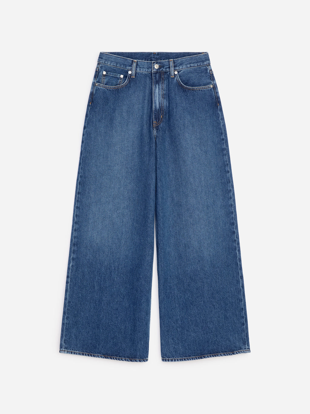 Oversized Wide Jeans - Blue - Image 5