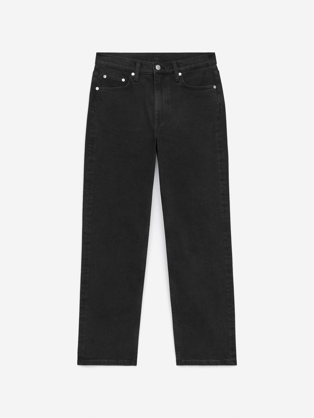 Cropped Slim Jeans - Black