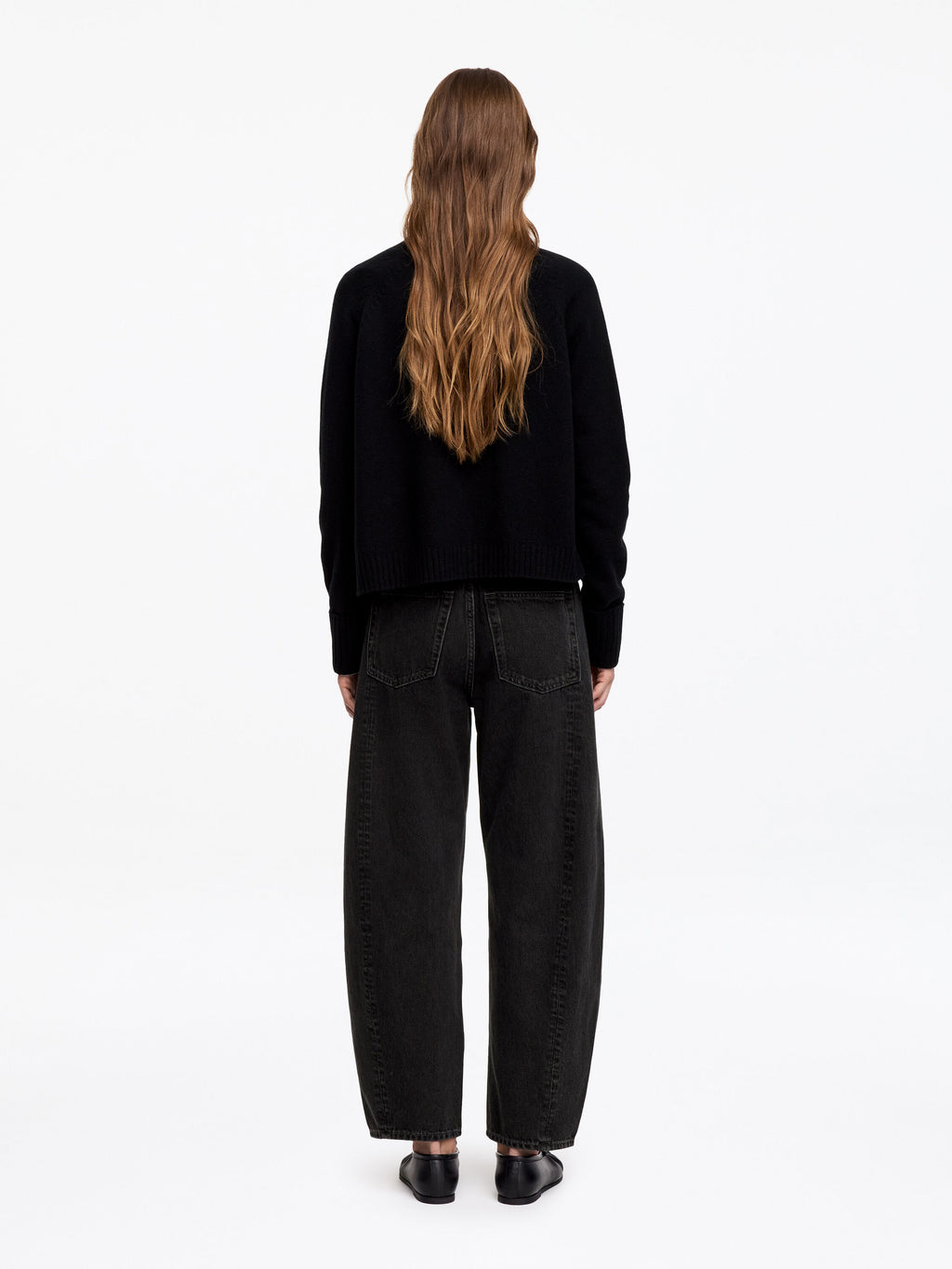 Barrel Jeans - Black - Image 3