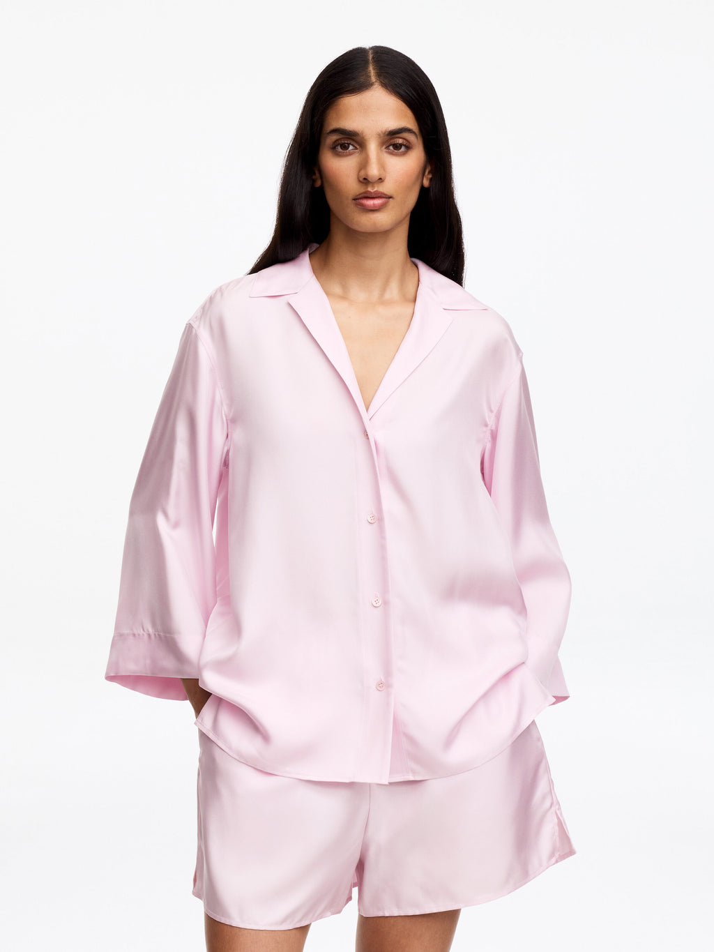 Silk Shirt - Pink