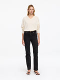 Long Slim Jeans - Black