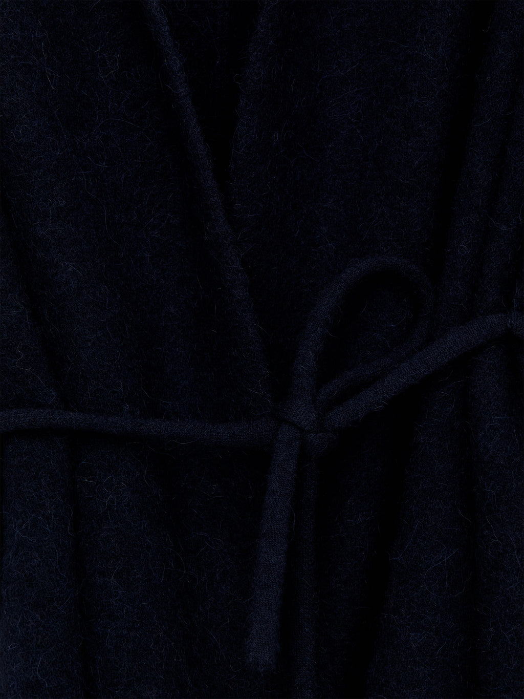 Alpaca-Wool Blend Cardigan - Blue - Image 2