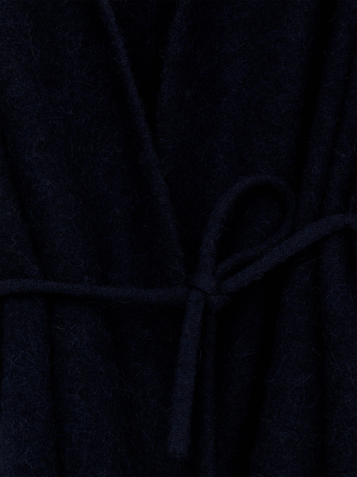 Alpaca-Wool Blend Cardigan - Blue - Image 2