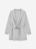Alpaca-Wool Blend Cardigan - Grey