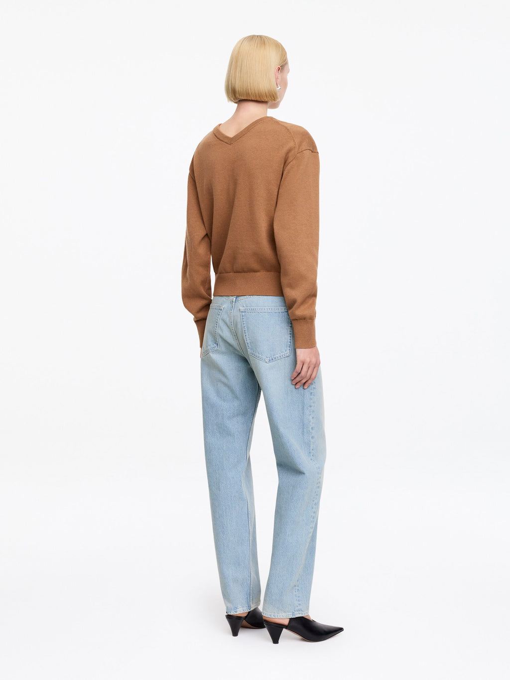 Tapered Jeans - Blue - Image 4