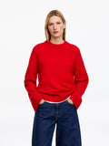 Oversized Pure Cashmere Jumper​ - Red