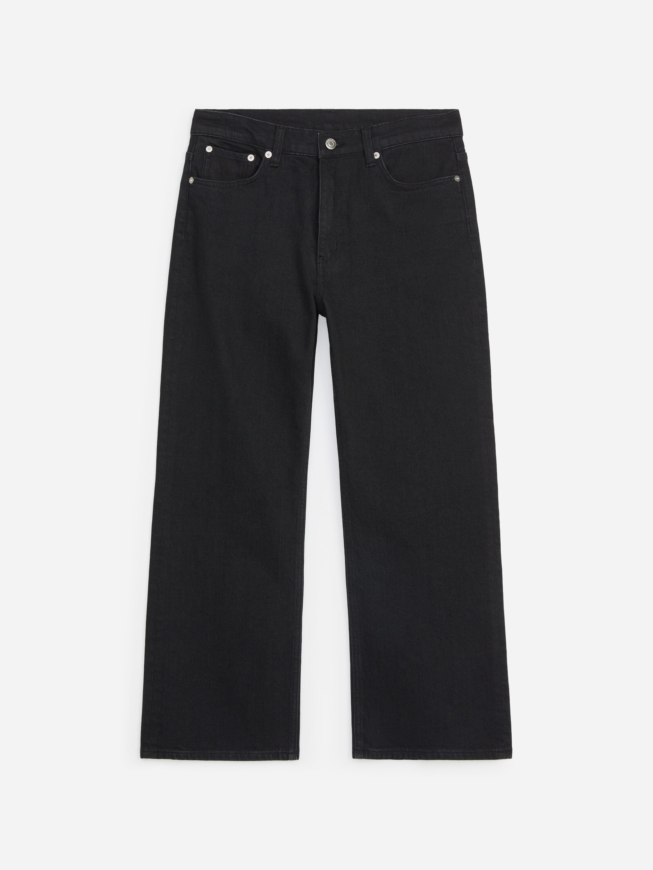 Kick Flare Jeans - Black - Image 6