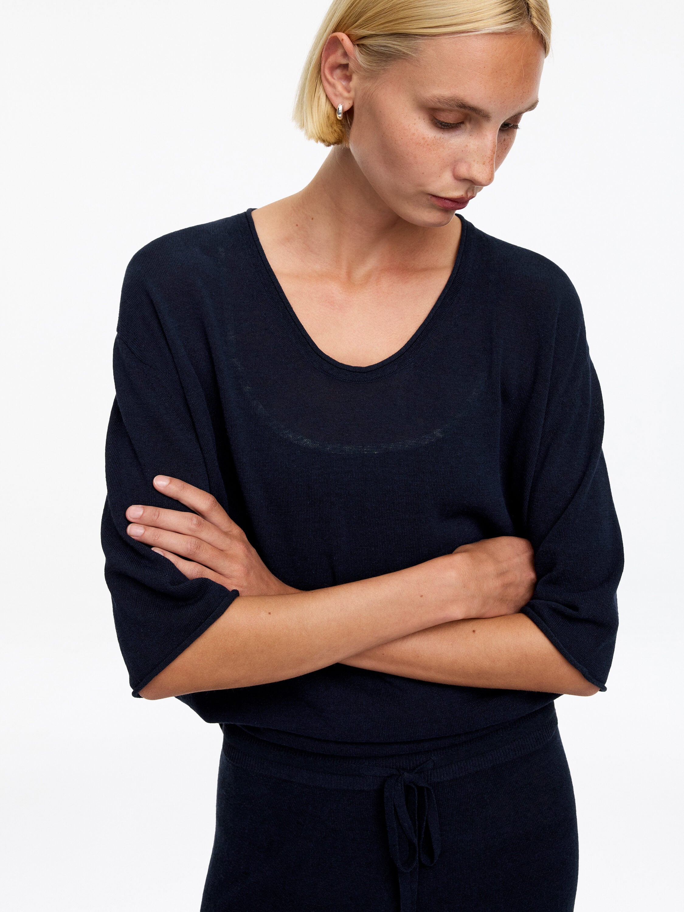 Knitted top - Blue - Image 4