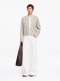 Cotton Cardigan - Beige