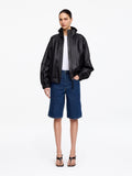 Long Denim Shorts - Blue