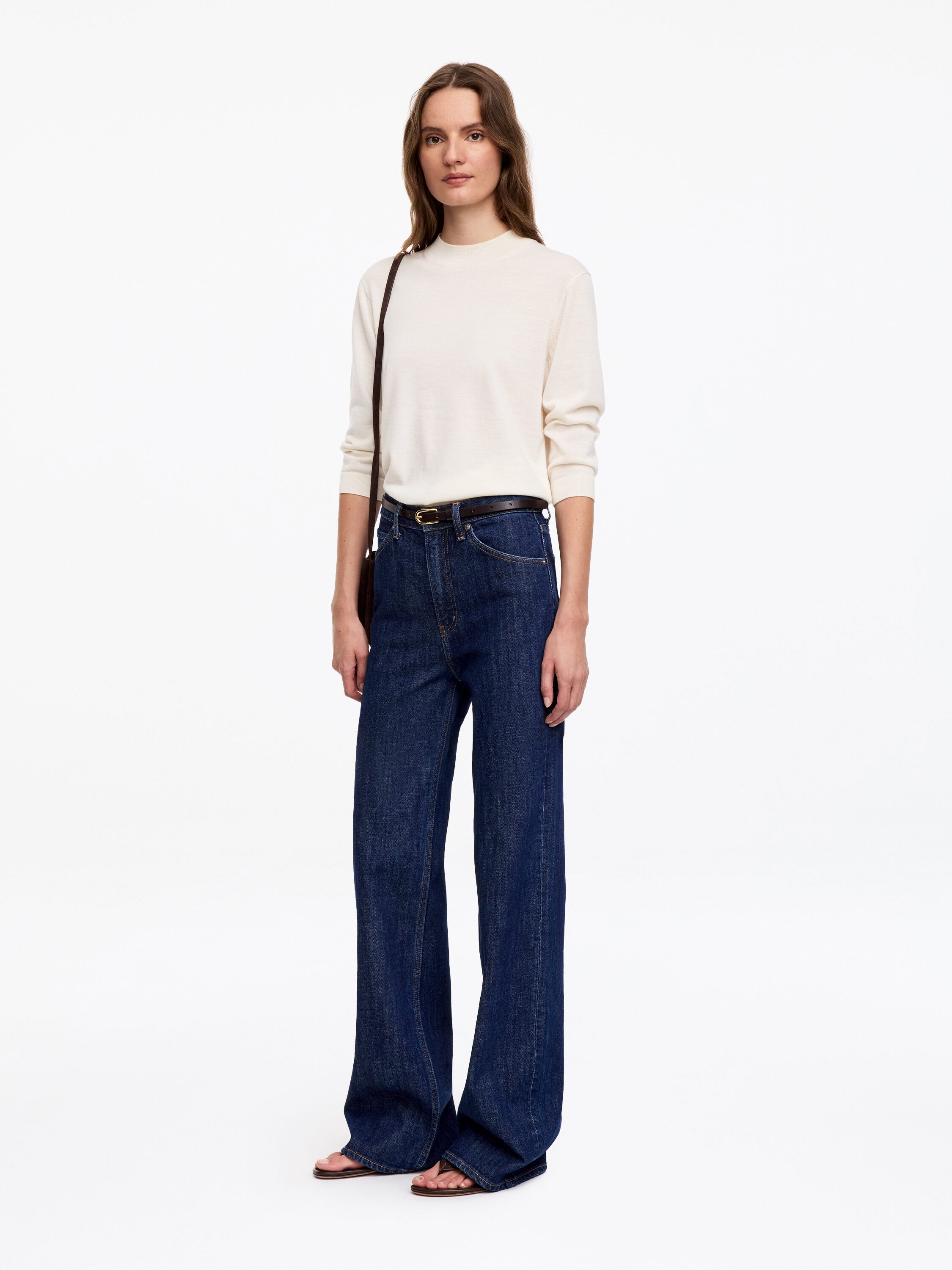 Flared Jeans - Blue - Image 3