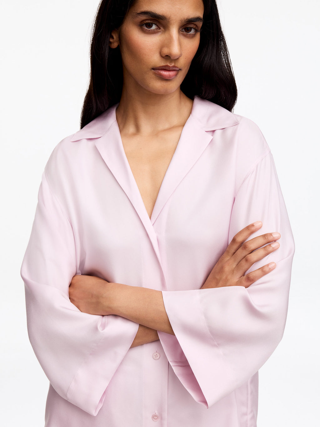 Silk Shirt - Pink - Image 4