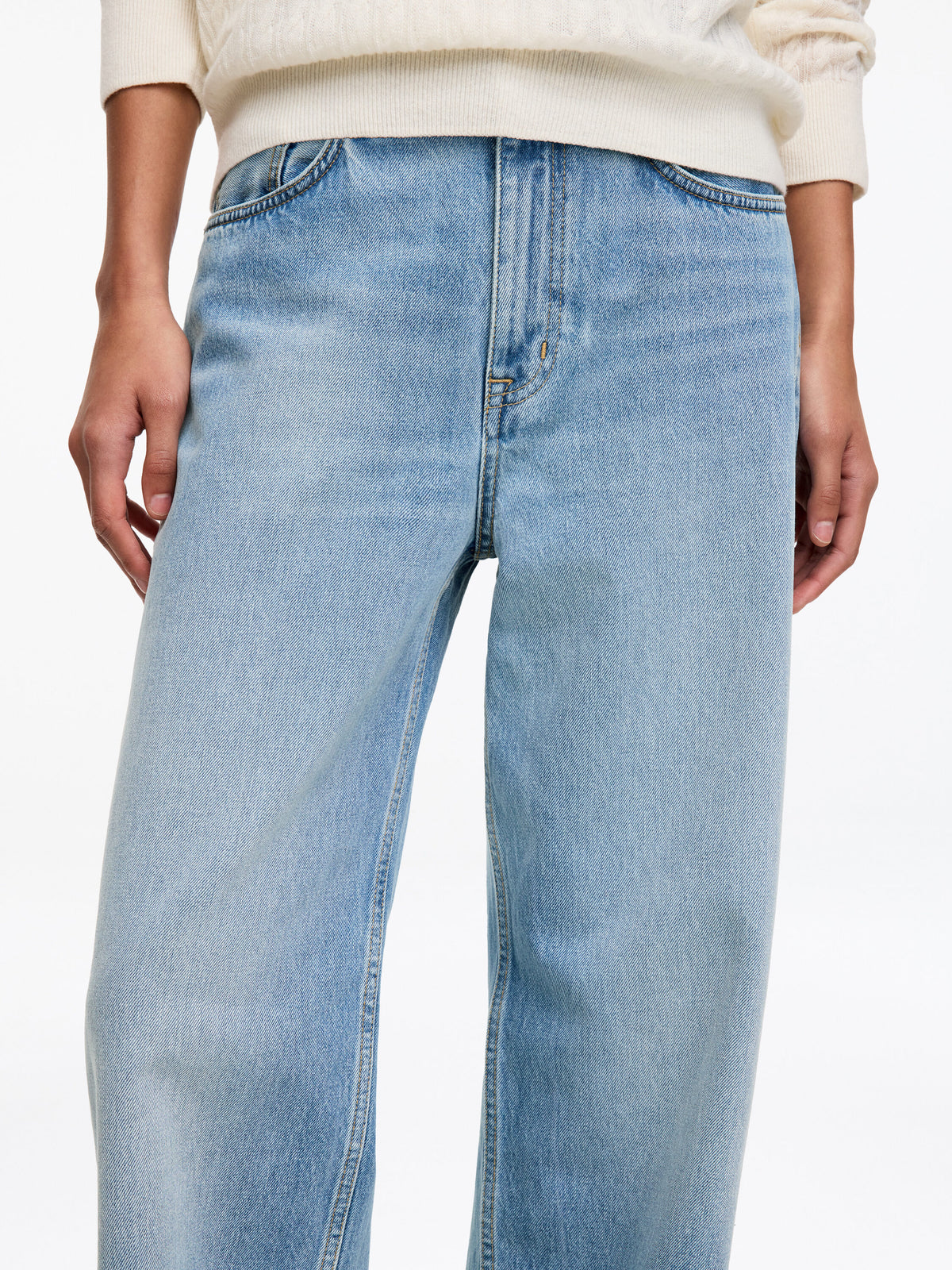 Wide Jeans - Blue - Image 4