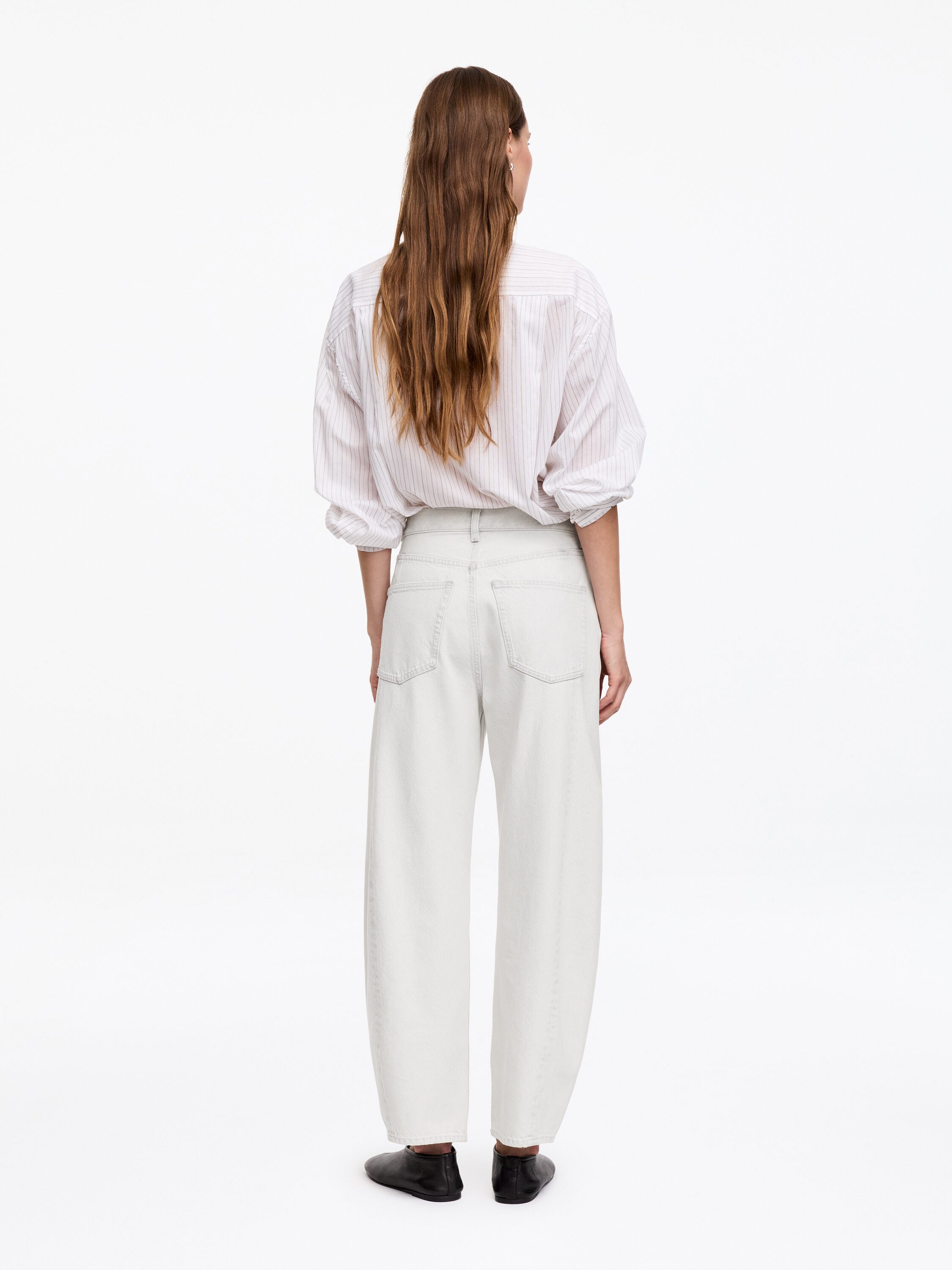 Barrel Jeans - White - Image 3