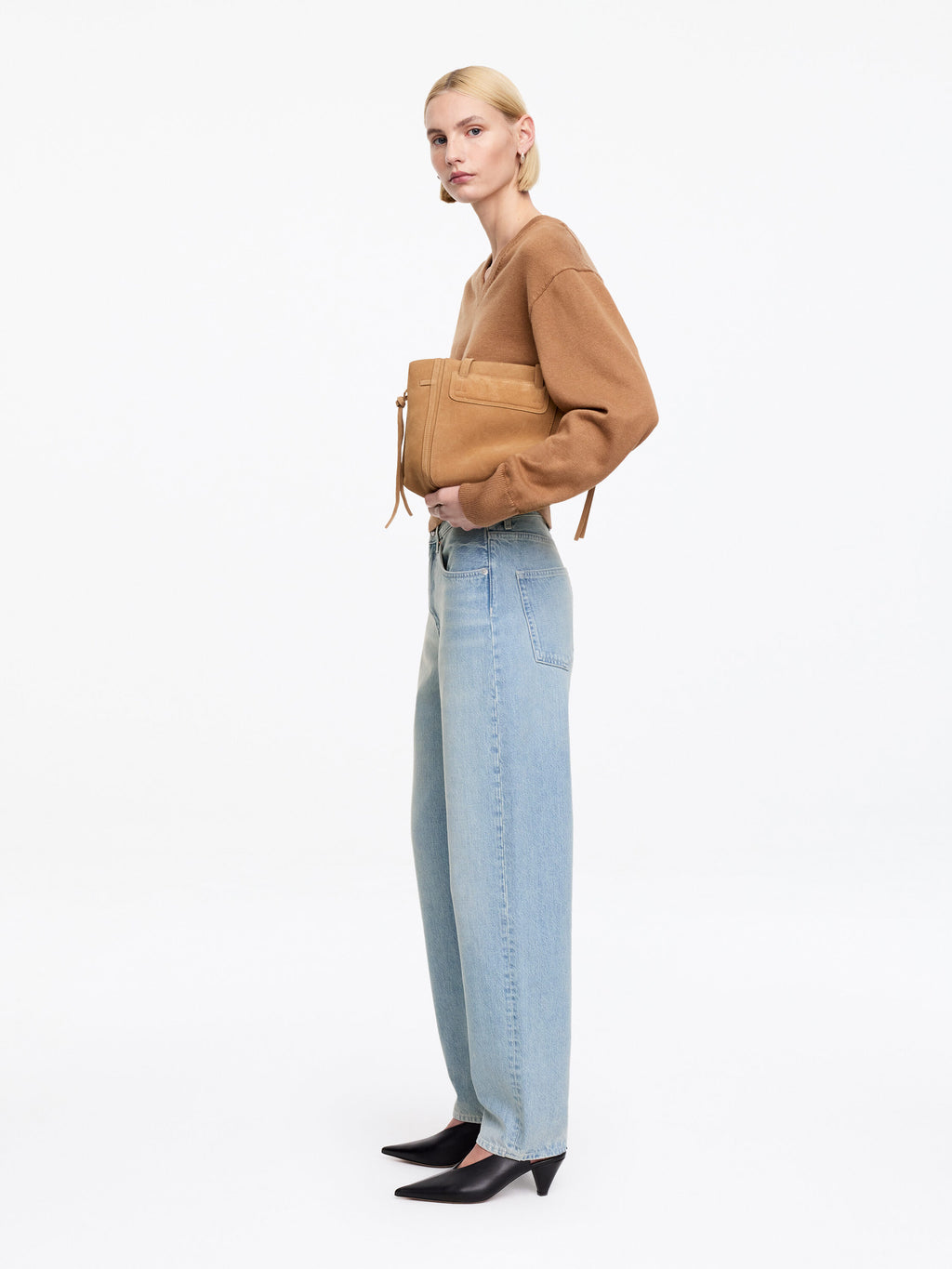 Tapered Jeans - Blue - Image 3