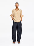 Barrel-Leg Jeans - Blue