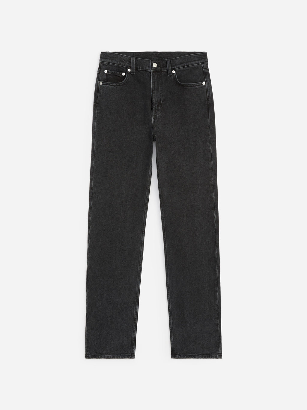 Long Slim Jeans - Black - Image 6