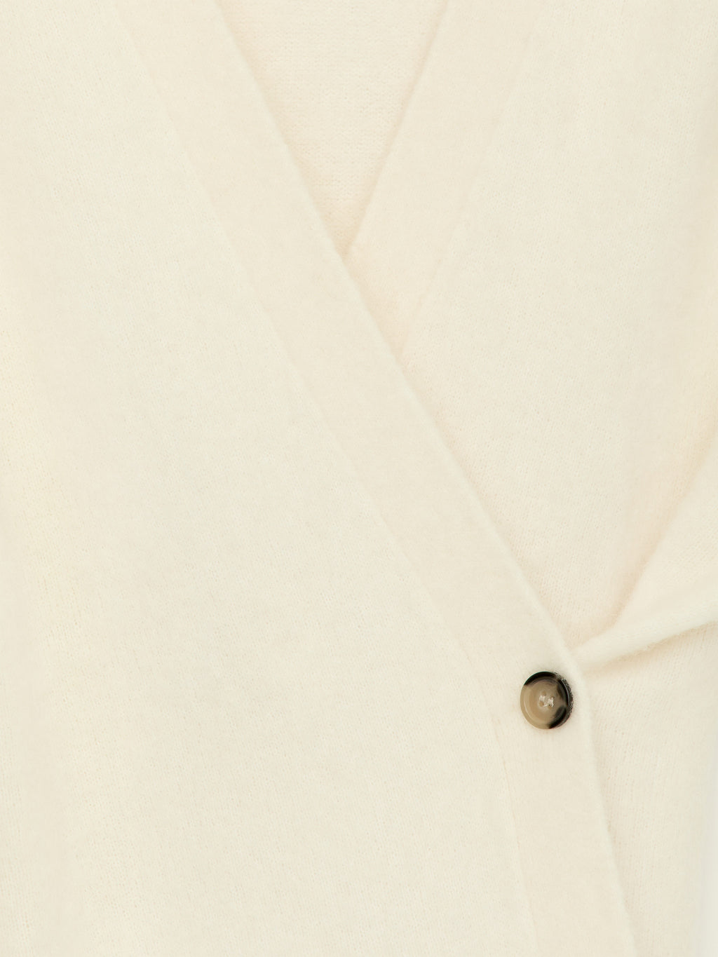 Alpaca-Wool Blend Cardigan - White - Image 3