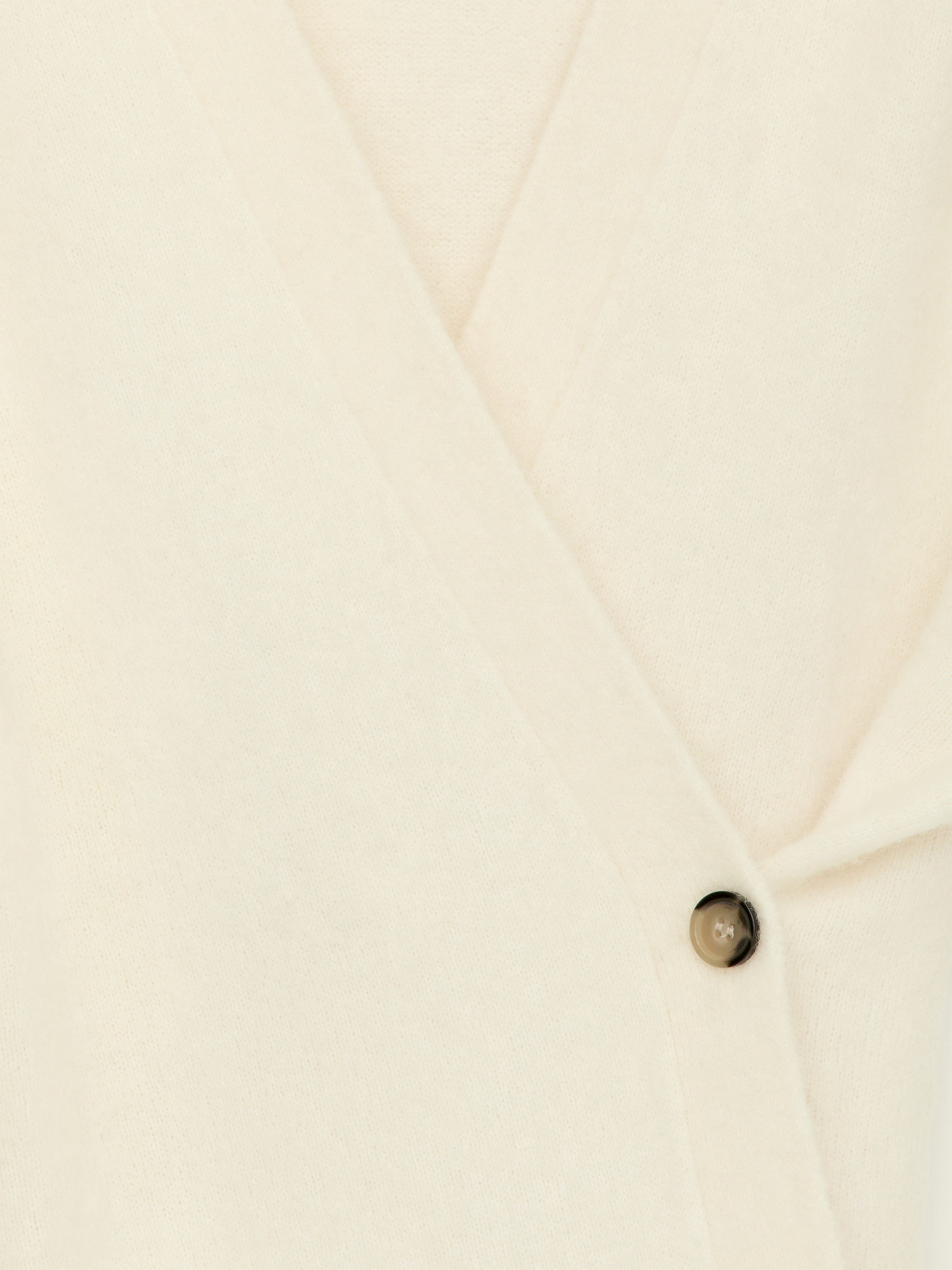 Alpaca-Wool Blend Cardigan - White - Image 3
