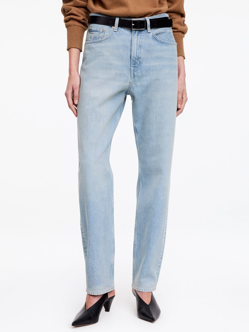 Tapered Jeans - Blue - Image 5
