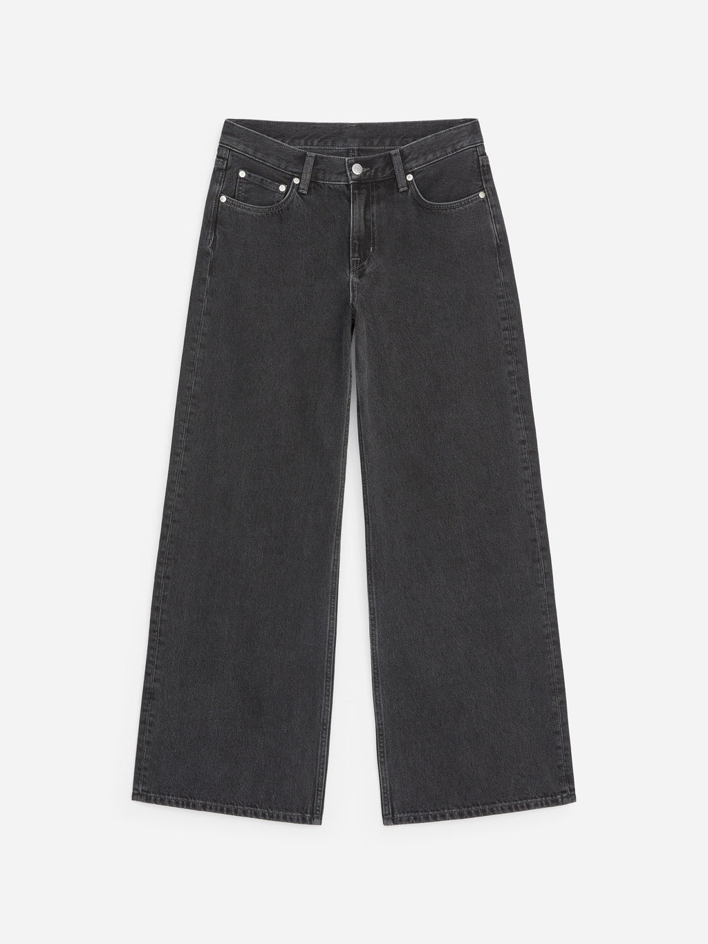 Low Flared Jeans - Black - Image 5