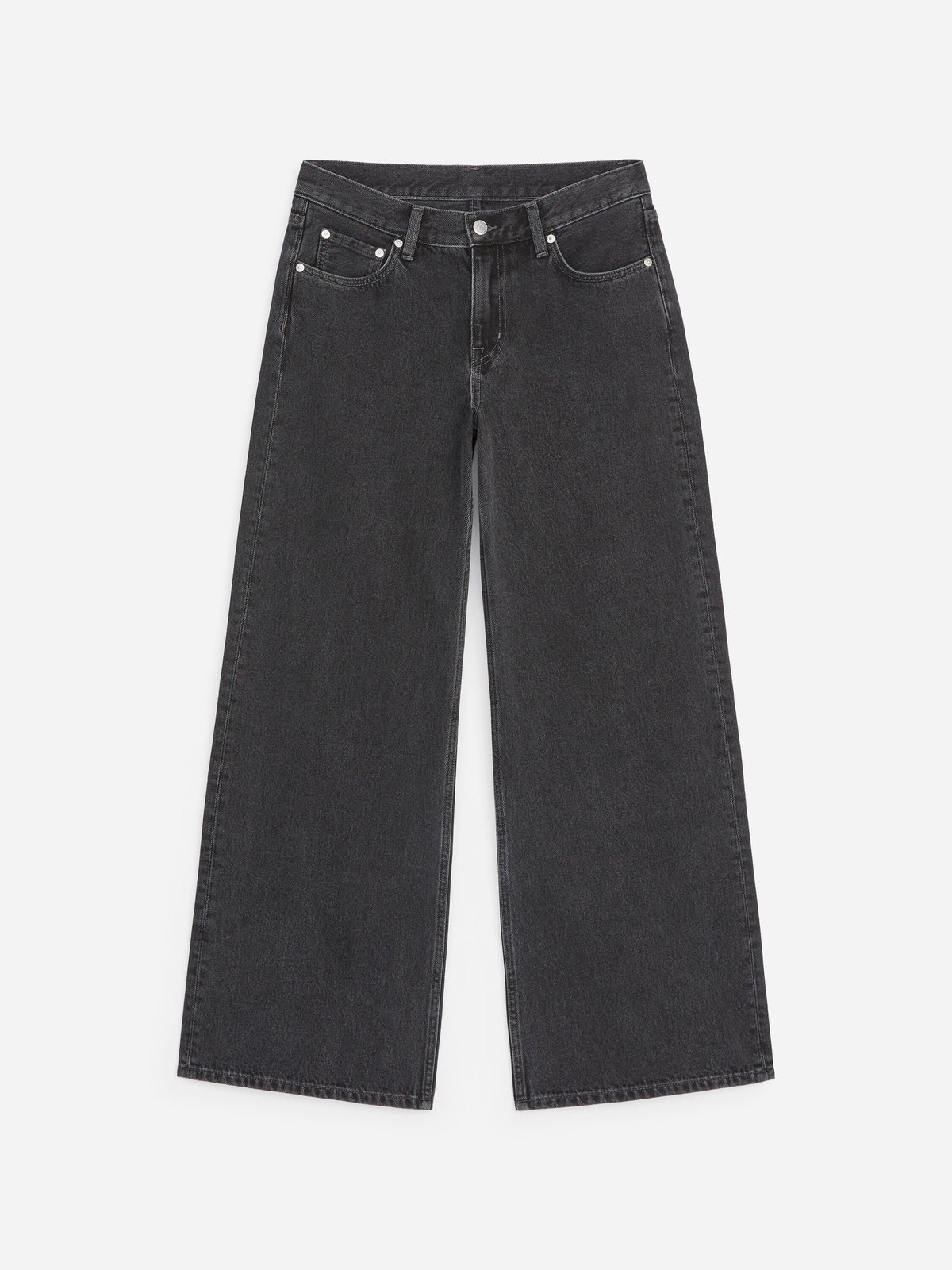 Low Flared Jeans - Black - Image 5