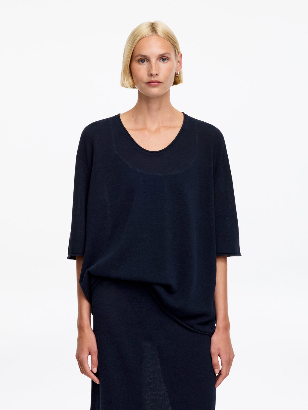Knitted top - Blue