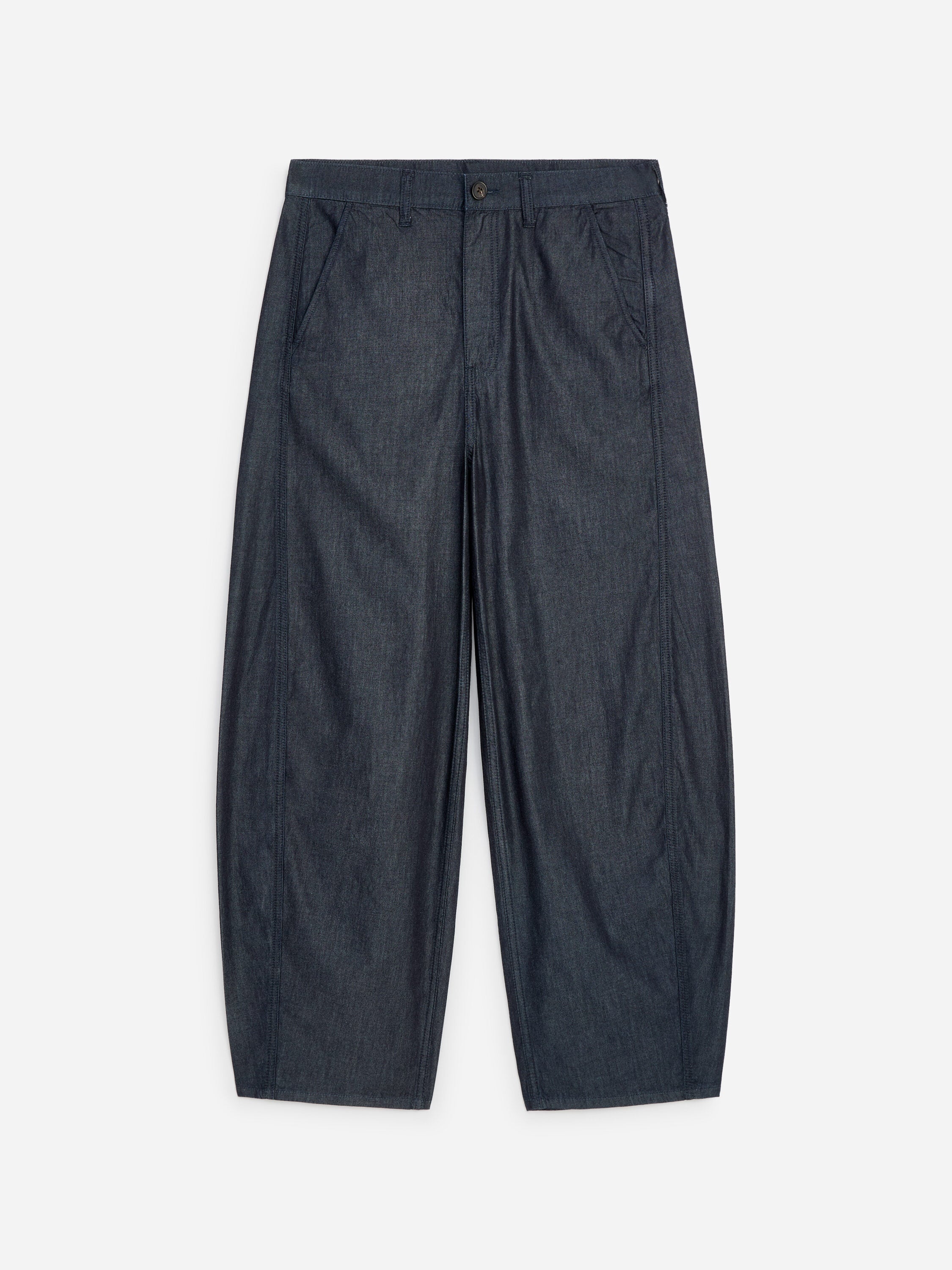 Barrel-Leg Jeans - Blue - Image 5