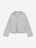 Alpaca-Wool Blend Jumper - Grey