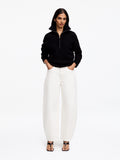 Barrel Jeans - White