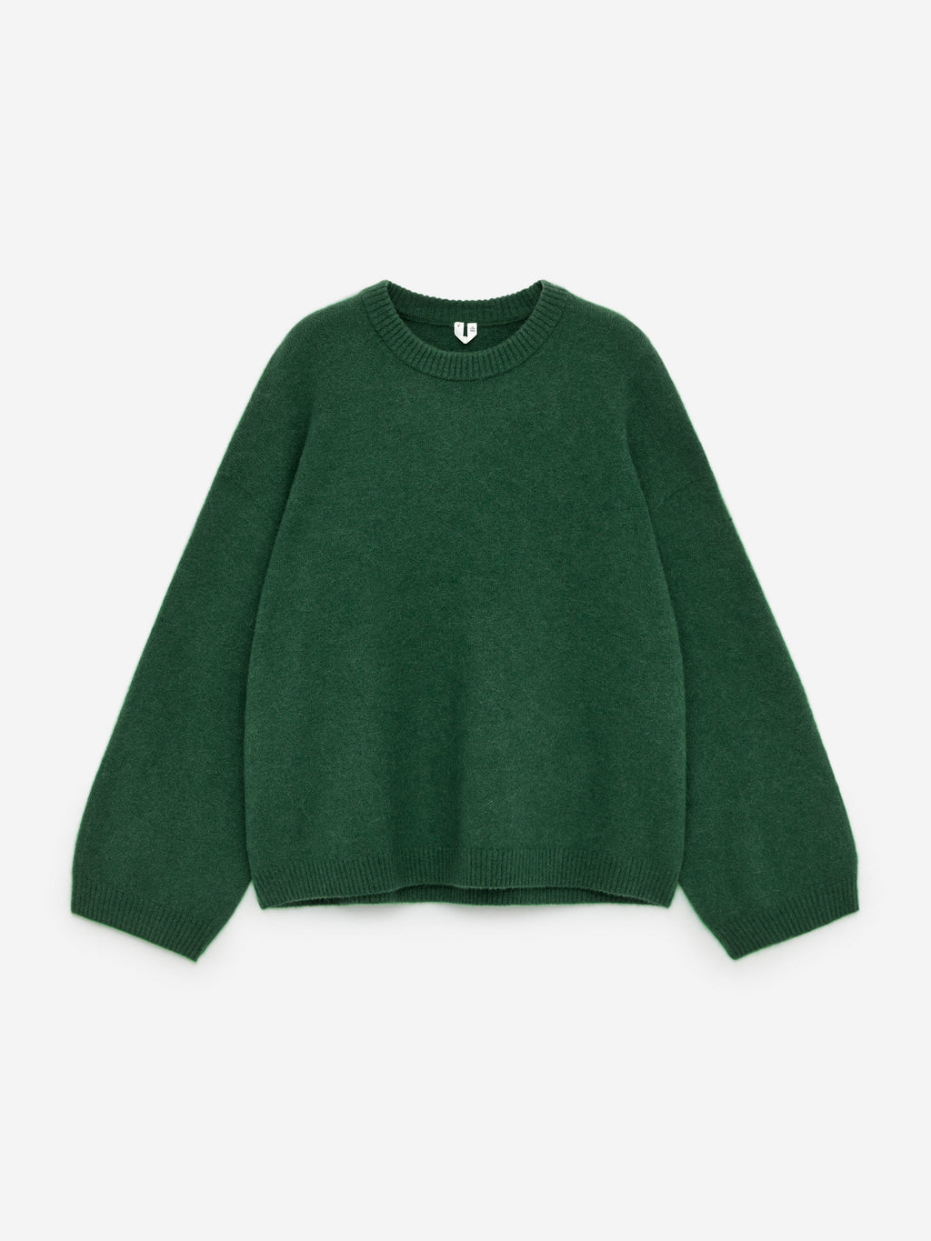Alpaca-Wool Blend Jumper - Green - Image 5