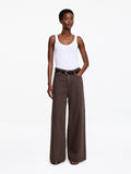 Oversized Wide Jeans - Brown