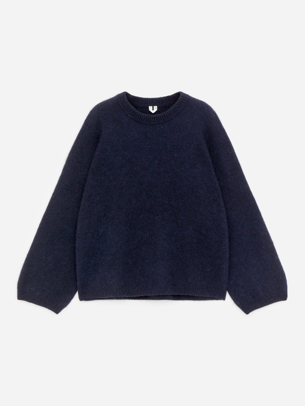 Alpaca-Wool Blend Jumper - Blue