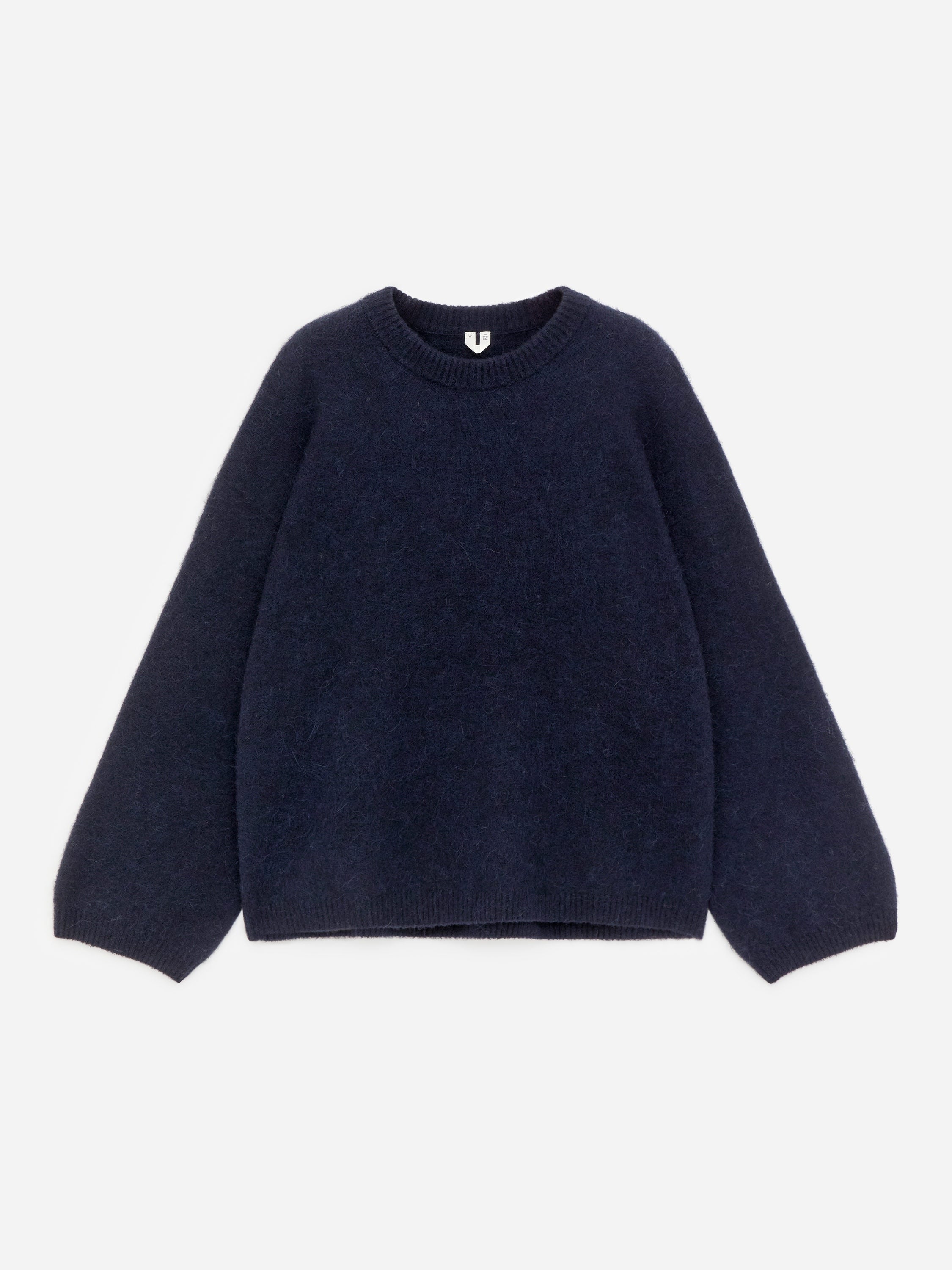 Alpaca-Wool Blend Jumper - Blue