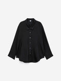 Silk Twill Shirt - Black