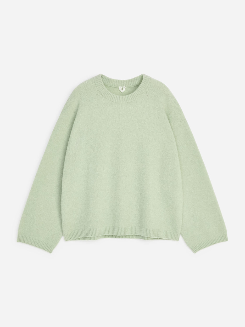 Alpaca-Wool Blend Jumper - Green - Image 5