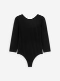 Long-Sleeve Bodysuit - Black